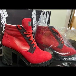 Authentic suede and leather boots from Italy! Compliments galore!